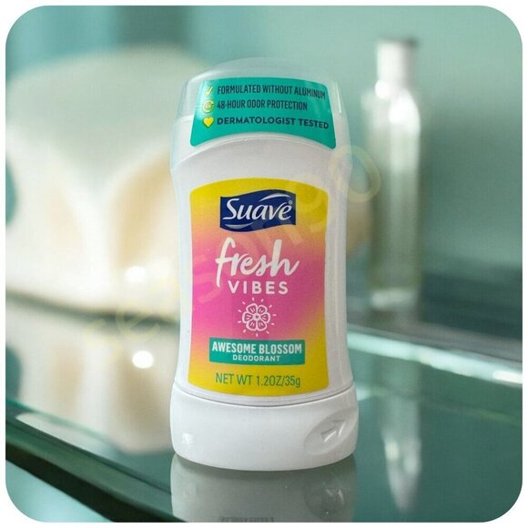 (2) Suave Fresh Vibes Awesome Blossom 48HR Deodorant Dermatologist Tested - Picture 9 of 9